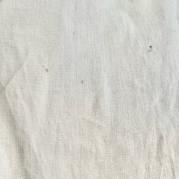 White Rick Pallack Trouser Pants Size 36 Made In Italy Linen Pants - Picture 9 of 10